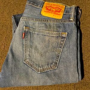Levis 527 blue jeans slim boot cut